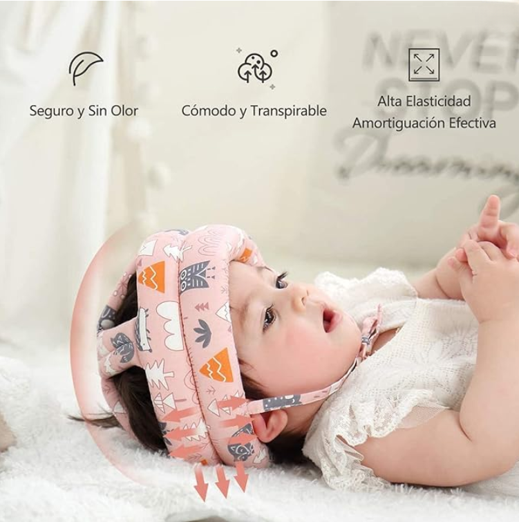 CASCO PROTECTOR DE CABEZA PARA NIÑOS – ANTIGOLPES Y ANTICAÍDAS
