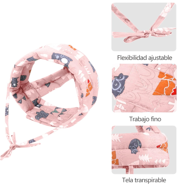 CASCO PROTECTOR DE CABEZA PARA NIÑOS – ANTIGOLPES Y ANTICAÍDAS